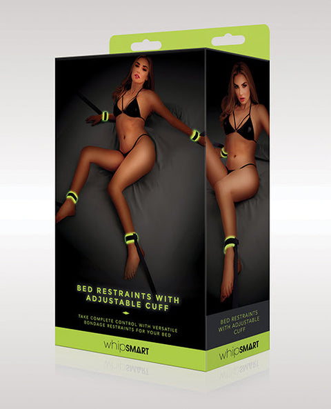 WhipSmart Glow in the Dark Bed Restraints w/Adjustable