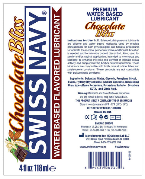 Swiss Navy Flavors - 4 oz