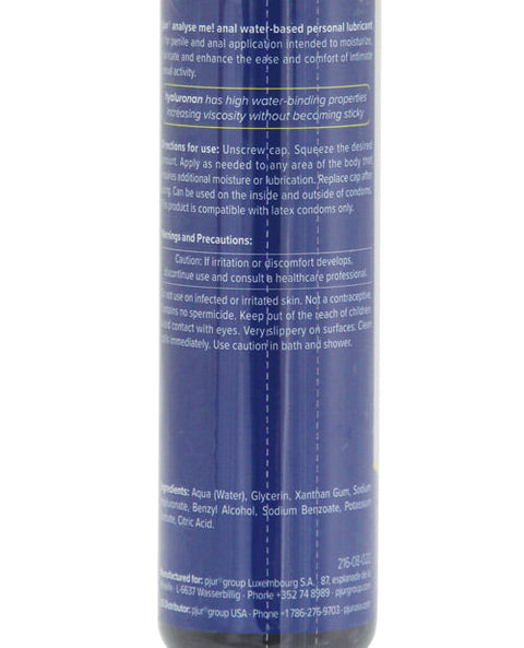 Pjur Analyse Me Water Based Personal Lubricant - 100 ml Bottle