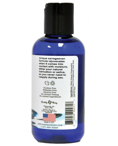 Earthly Body Waterslide Personal Lubricant w/Carrageenan