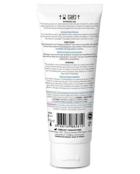 EXSENS of Paris Personal Water Based Lubricant