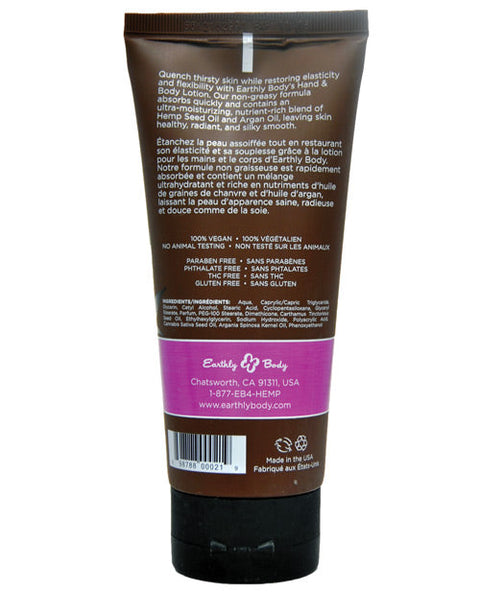 Earthly Body Hand & Body Lotion - 7 oz Tube