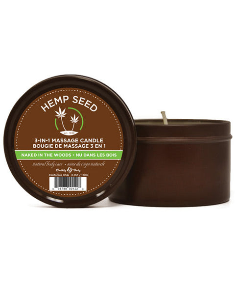 Earthly Body Suntouched Hemp Candle - 6 oz Round Tin