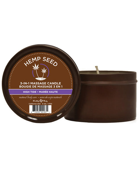 Earthly Body Suntouched Hemp Candle - 6 oz Round Tin