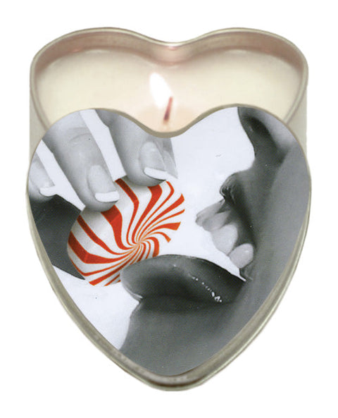 Earthly Body Suntouched Hemp Edible Candle - 4.7 oz Heart Tin