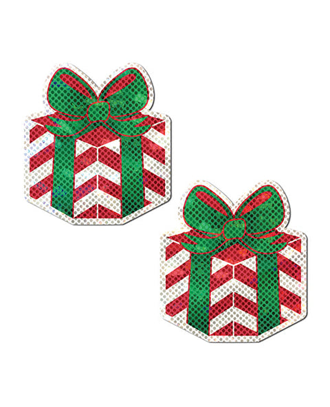 Pastease Premium Holiday Petites Candy Cane Heart - Red/White O/S