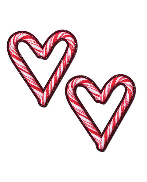 Pastease Premium Holiday Petites Candy Cane Heart - Red/White O/S