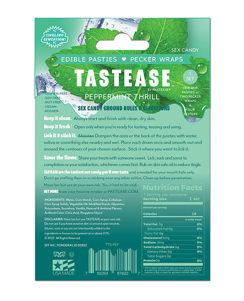 Pastease Tastease Edible Pasties & Pecker Wraps