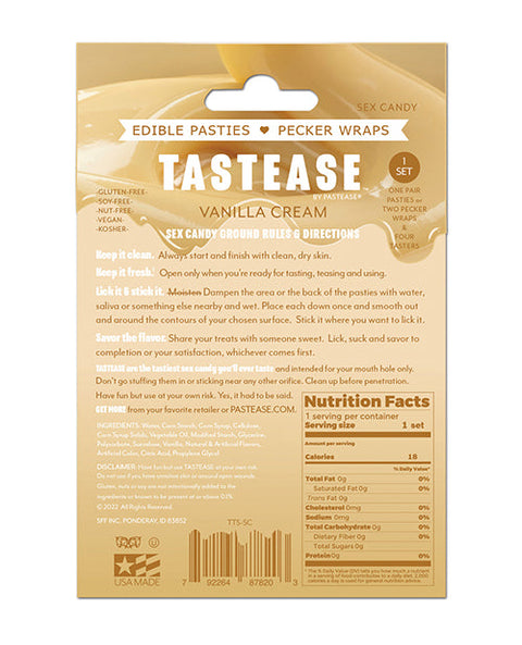 Pastease Tastease Edible Pasties & Pecker Wraps