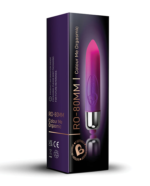 Rocks Off Color Me Orgasmic Colored RO-80 mm Bullet - 7 Speed Color Changing