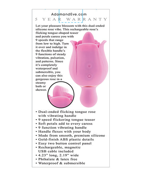 Adam & Eve Eve's Ravishing Clit Flicking Rose - Pink