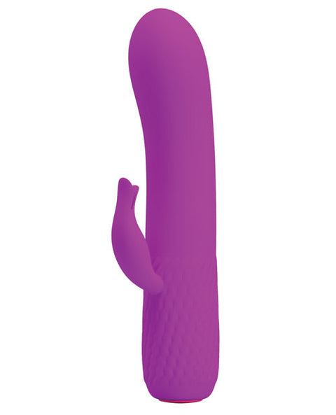 Pretty Love Omar Mini Silicone Vibrator - 12 Function Fuchsia