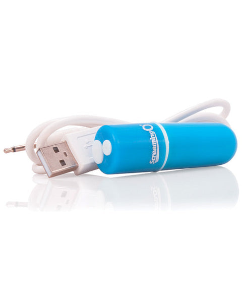 Screaming O Charged Vooom Rechargeable Bullet Vibe - Blue