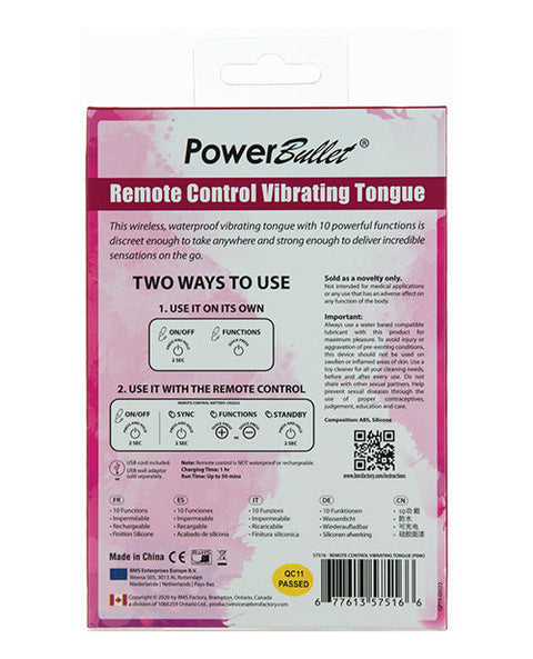 Powerbullet Remote Control Vibrating