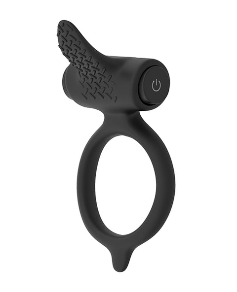 Bcharmed Classic Vibrating Cock Ring - Black