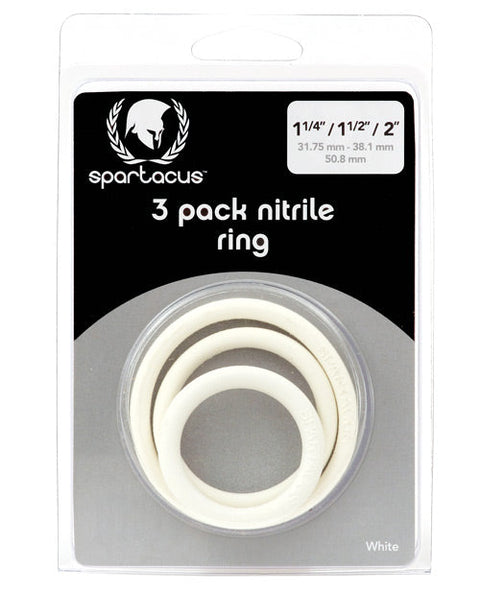 Spartacus Nitrile Cock Ring Set