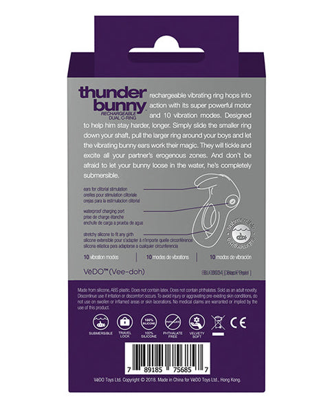 VeDO Thunder Bunny Rechargeable Dual Ring