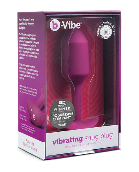 b-Vibe Vibrating Weighted Snug Plug M - 112 g
