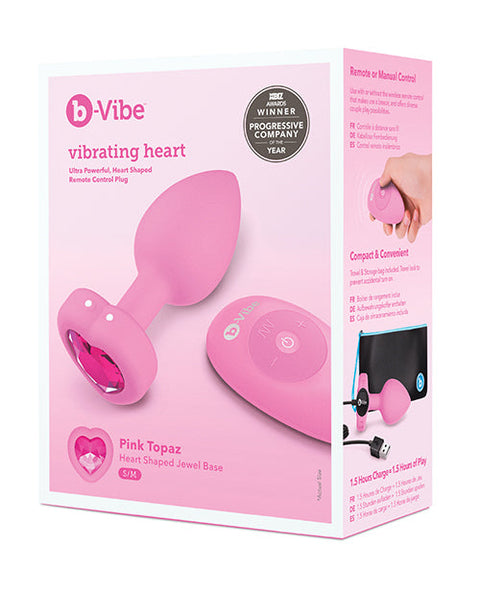 b-Vibe Vibrating Heart Plug