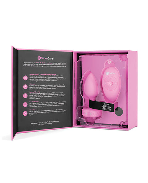 b-Vibe Vibrating Heart Plug