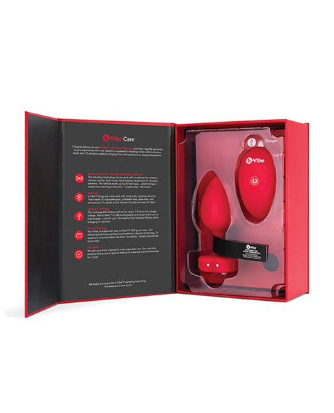 b-Vibe Vibrating Heart Plug