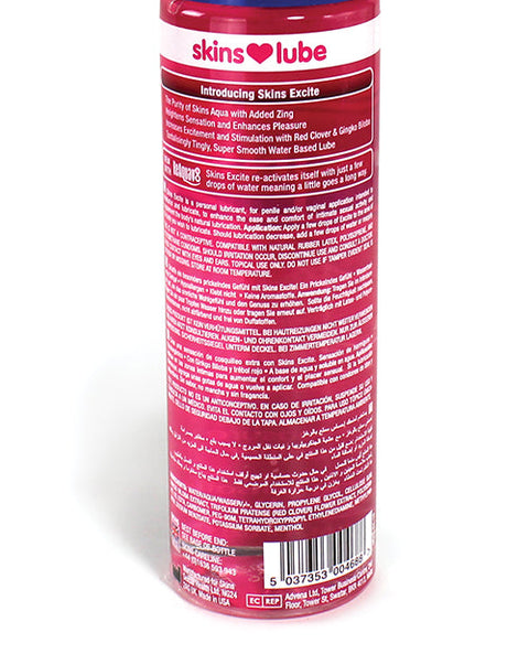Skins Excite Water Based Lubricant
