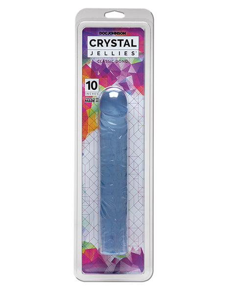 Crystal Jellies 10" Classic Dildo