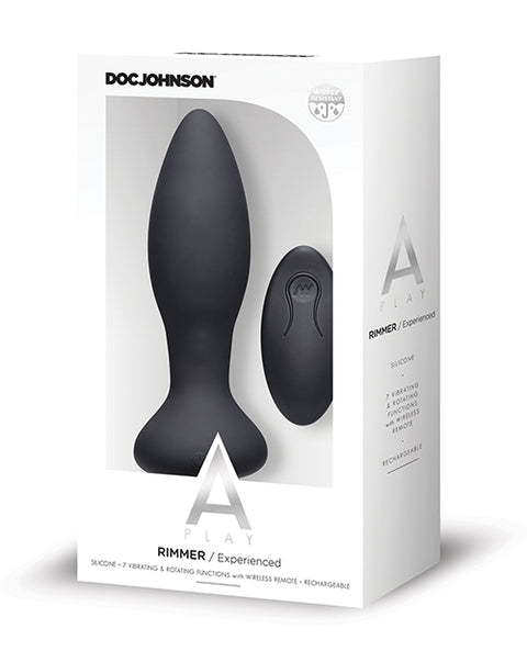 A Play Rimmer Experienced Rechargeable Silicone Anal Plug w/Remote