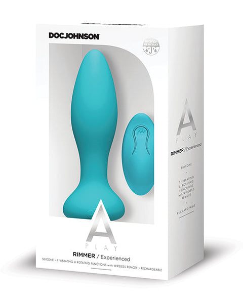 A Play Rimmer Experienced Rechargeable Silicone Anal Plug w/Remote
