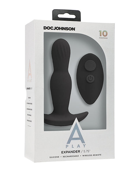 A Play Expander Rechargeable Silicone Anal Plug w/Remote