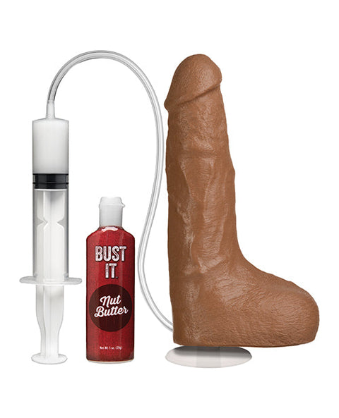 Bust It Squirting Realistic Cock w/1 oz Nut Butter