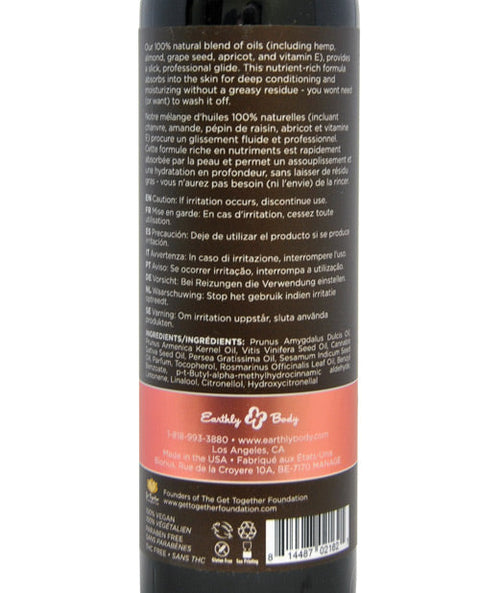 Earthly Body Massage & Body Oil - 2 oz