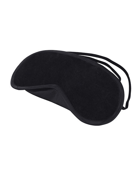 Lux Fetish Peek a Boo  Love Mask - Black