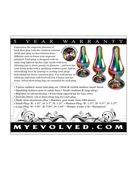 Evolved Rainbow Metal Plug
