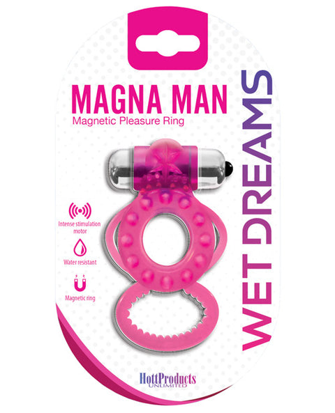 Magna-Man Magnetic Ring - Magenta