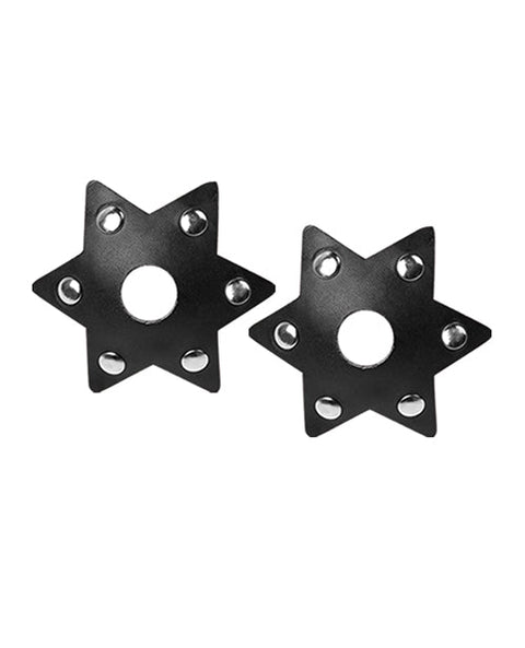 Nipplicious Seducer Leather Pasties w/Ring
