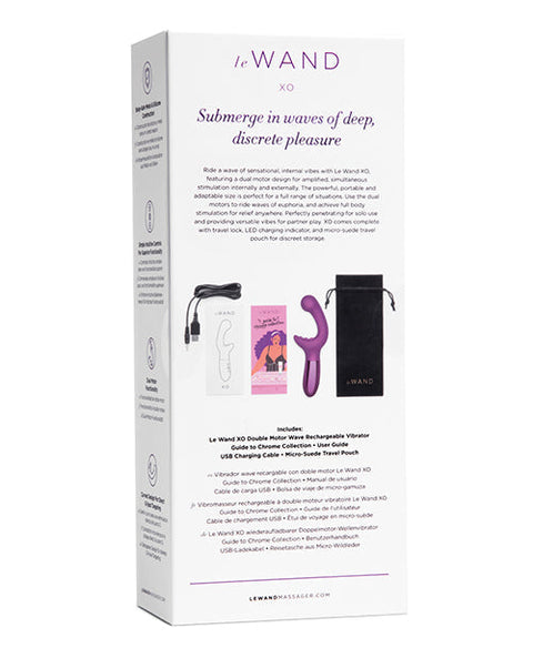 Le Wand XO Double Motor Wave Rechargeable Vibrator