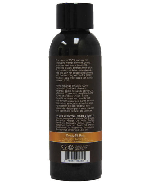 Earthly Body Massage & Body Oil - 2 oz