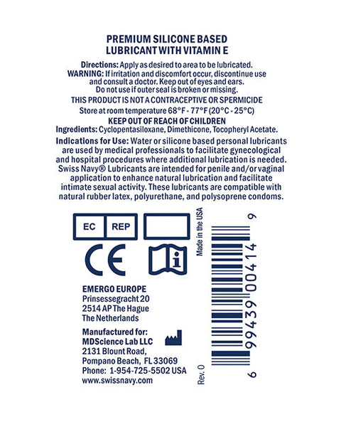 Swiss Navy Lube Silicone