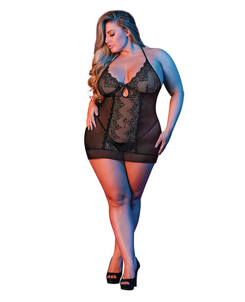 Sexy Time Sophia Chemise & G-String Black