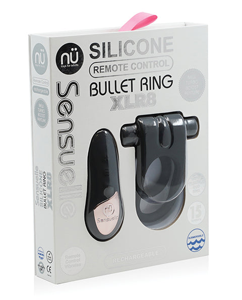 Nu Sensuelle Silicone Remote Control XLR8 Turbo Boost Bullet Ring