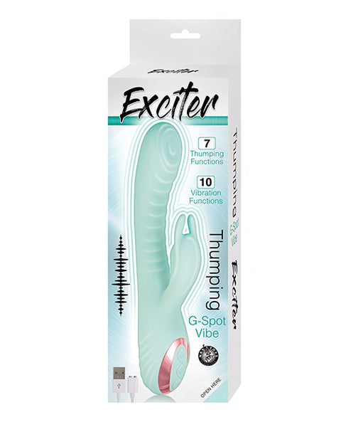 Exciter Thumping G Spot Vibe - Aqua