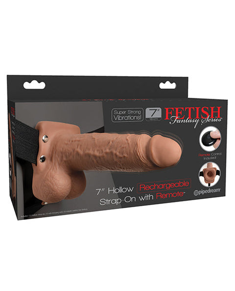 Fetish Fantasy Series 7" Hollow Rechargeable Strap On