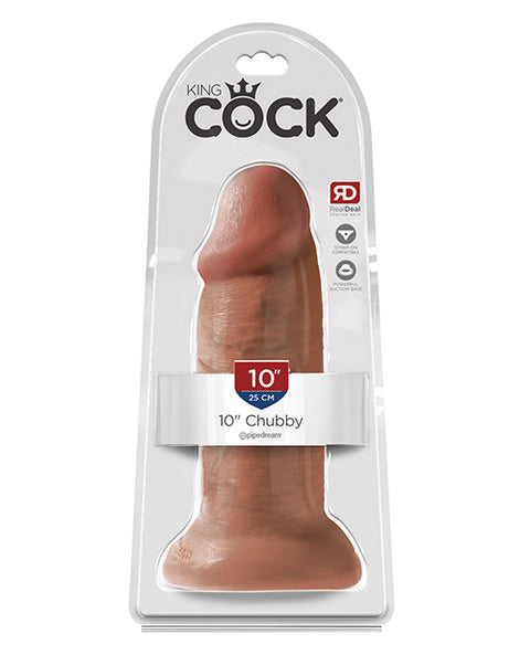 King Cock 10" Chubby - Tan