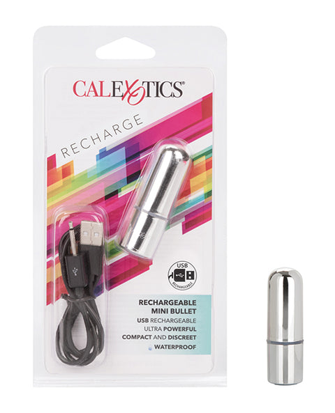 Rechargeable Mini Bullet - Silver