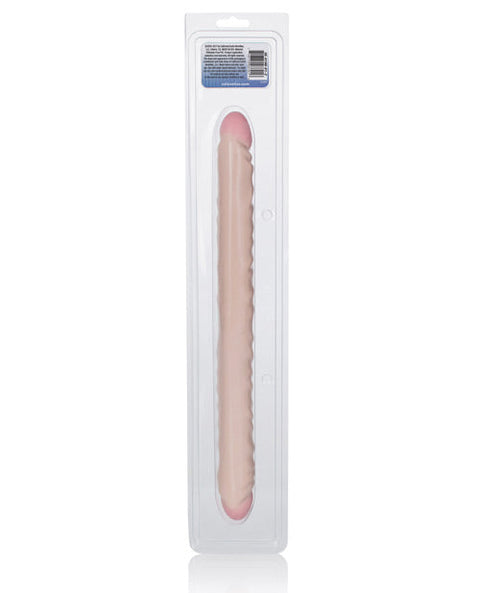17" Slim Jim Duo Veined Super Slim Double Dong