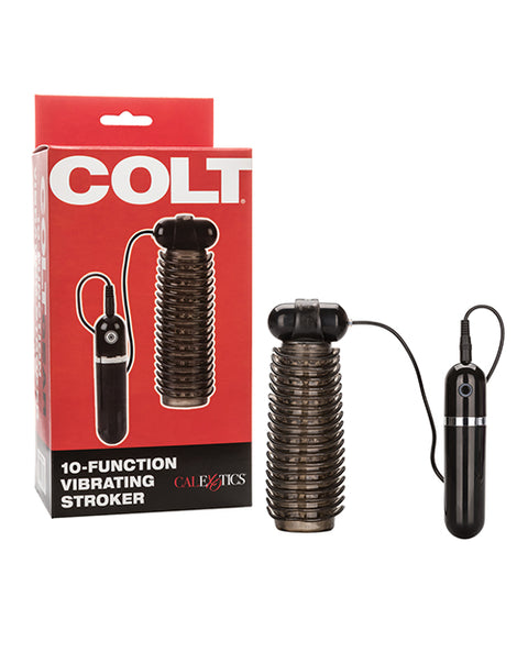 Adonis Vibrating Stroker - 10 Function Smoke
