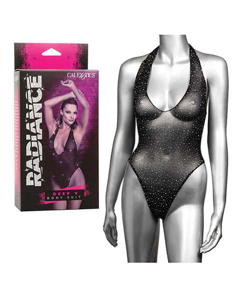 Radiance Deep V Body Suit Black
