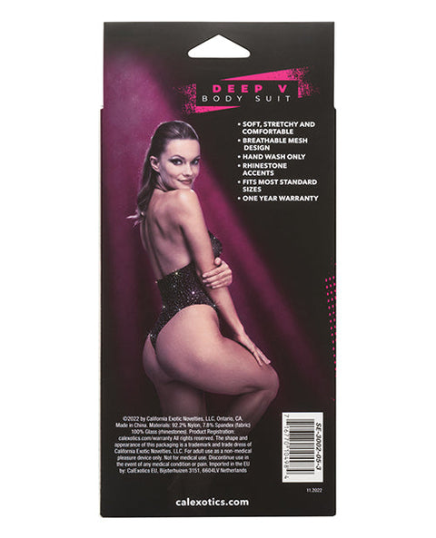 Radiance Deep V Body Suit Black