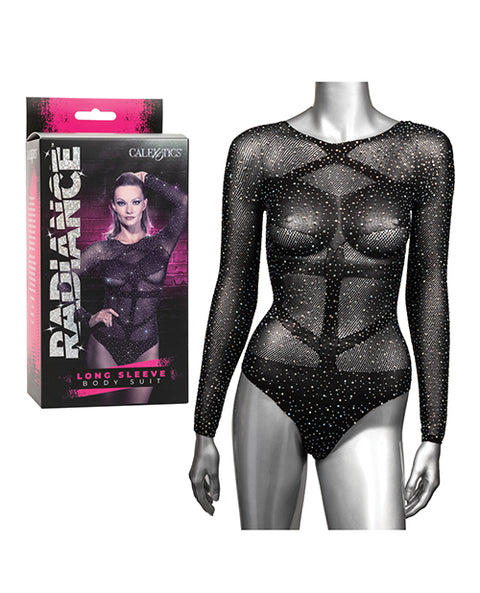 Radiance Long Sleeve Body Suit Black